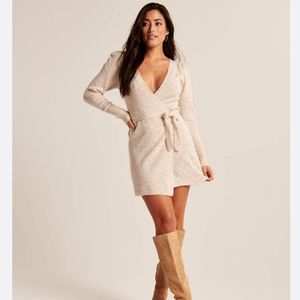 Abercrombie and Fitch front wrap sweater dress